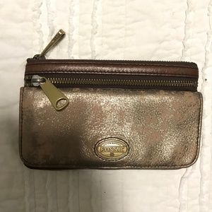 Leather Fossil Wallet
